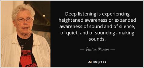 The Great Learning by Pauline Oliveros: an Aural Exploration of Sound and Silence